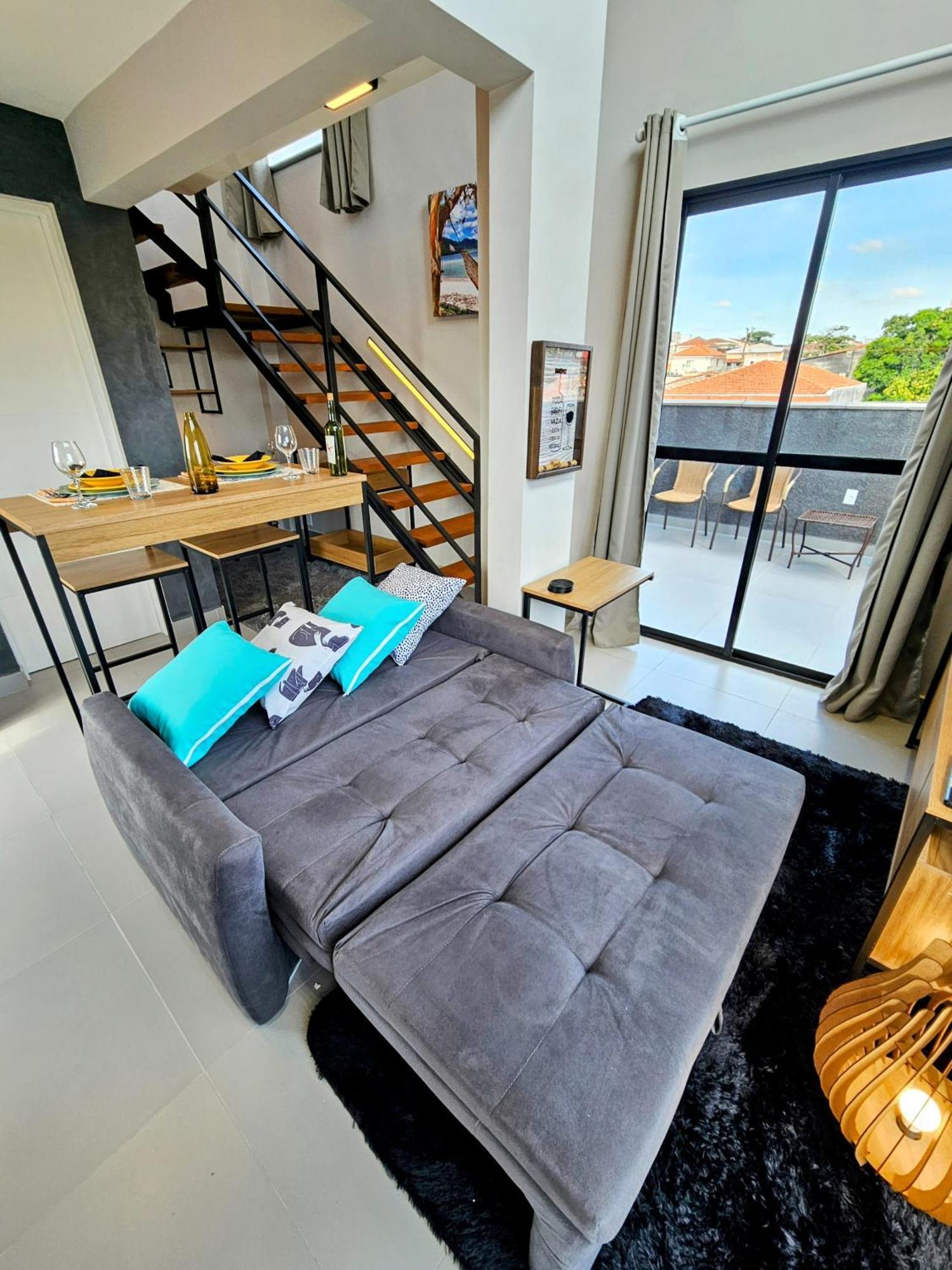 Loft Com Vista Panoramica Aeroporto Spexpo Metro Com Ac São Paulo